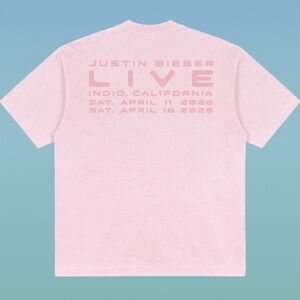 Authentic Coachella Justin Bieber Skylark Tee